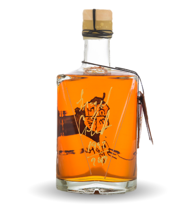 bottle of 21 years old cognac